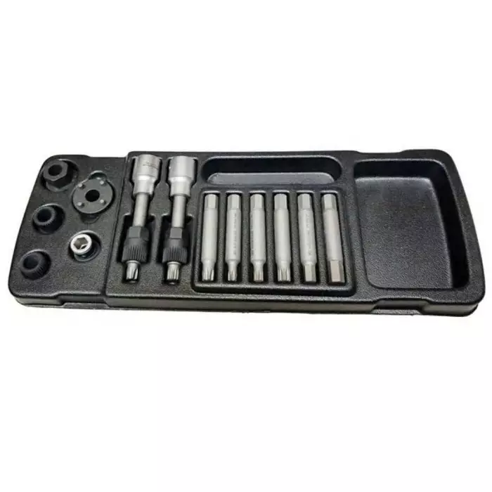 Facom 3-Piece Metric 1/4 inch Bit Socket Set, Hex Bit Spline Bit Torx Bit, DM.APR-5