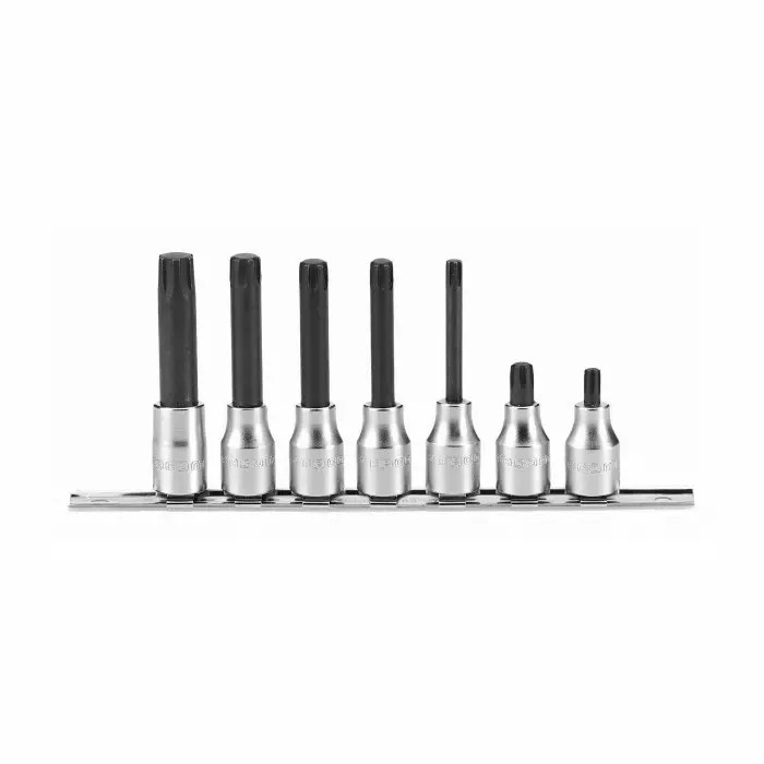 Facom 7-Piece Metric 1/2 inch Bit Socket Set, Spline Bit, D.34J7