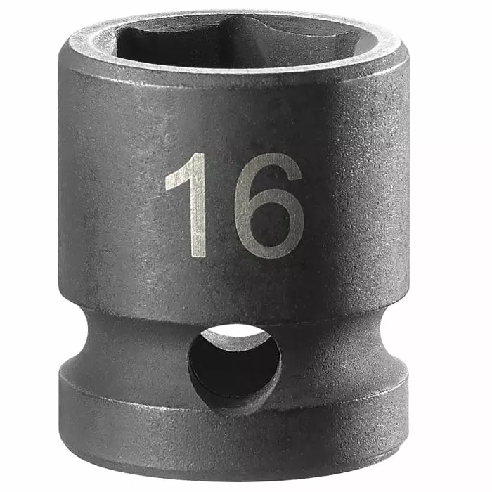 Facom 16mm, 1/2 inch Drive Impact Socket, 22 mm length, NSS.16A
