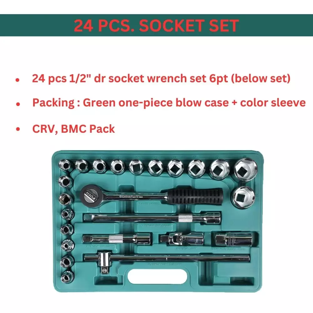 eastman-12-inch-127-mm-drive-impact-socket-set-chrome-vanadium-steel-body-and-bmc-pack-e-2202-624-bm-set-of-24-pcs