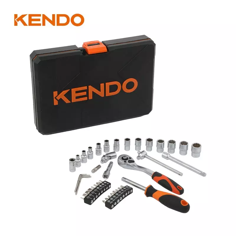 kendo-625-mm-orange-black-cr-v-socket-set-90562-pack-of-42-pcs