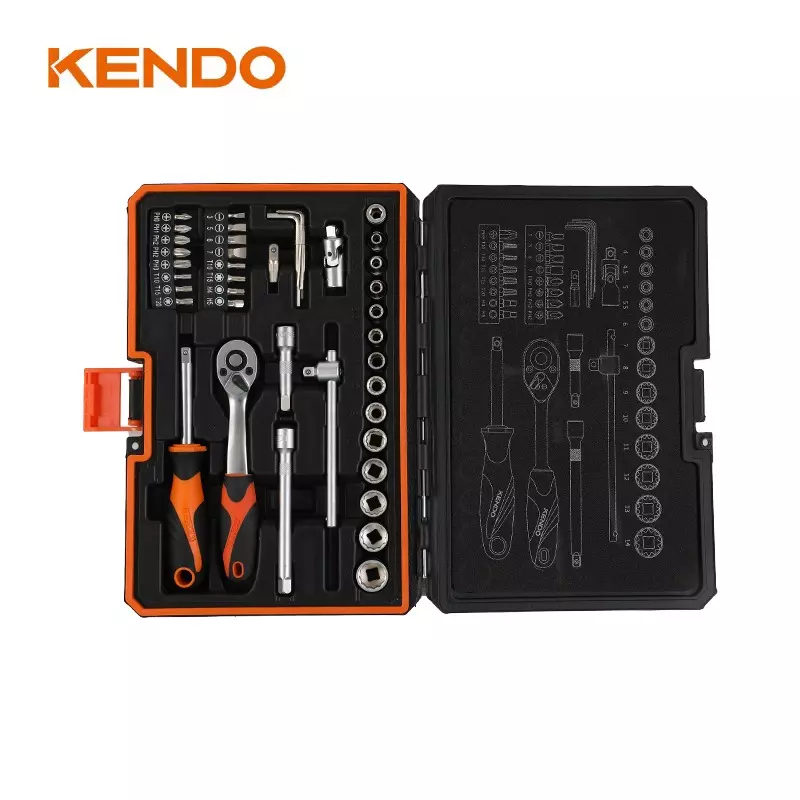kendo-625-mm-orange-black-cr-v-socket-set-90562-pack-of-42-pcs