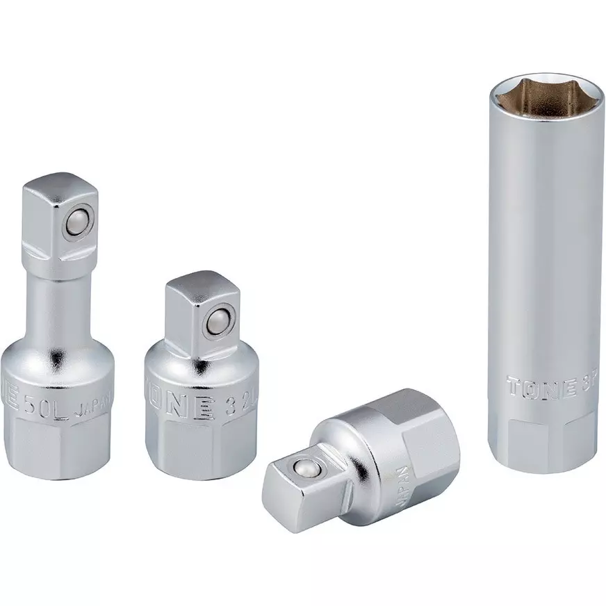TONE Plug Change Set For Horizontally Opposed Engine Plug Socket 3P-14S, Extension Bar 32 mm, 50 mm, PG86S