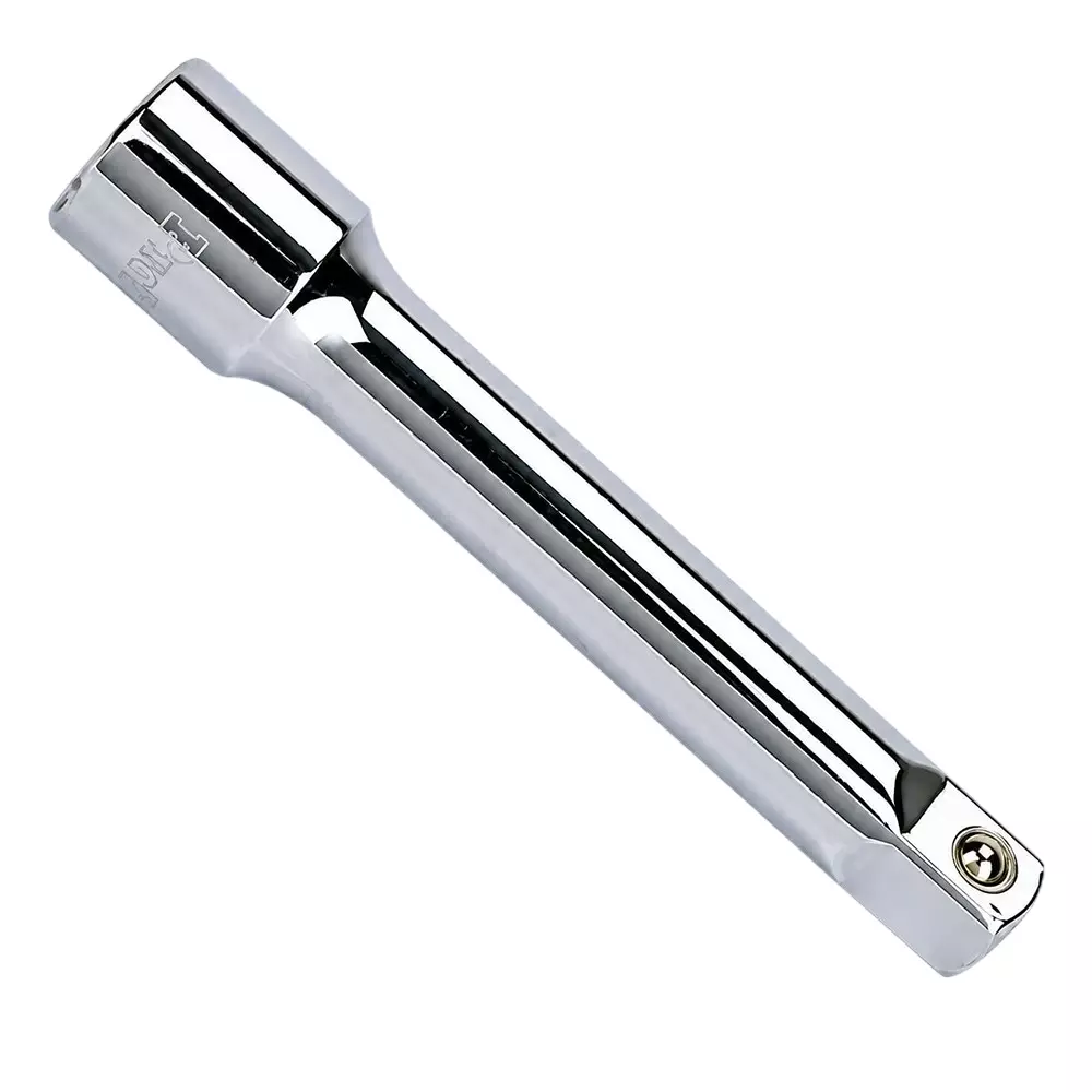 Venus Socket Extension Rod Silver Chrome Vanadium Steel 5 Inch (125 mm) Length for 1/2 Inch Bi Hex & Hex Sockets