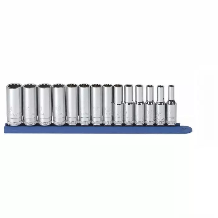 GEARWRENCH 14-Piece Metric 3/8 in Deep Socket Set 12 point, 80562