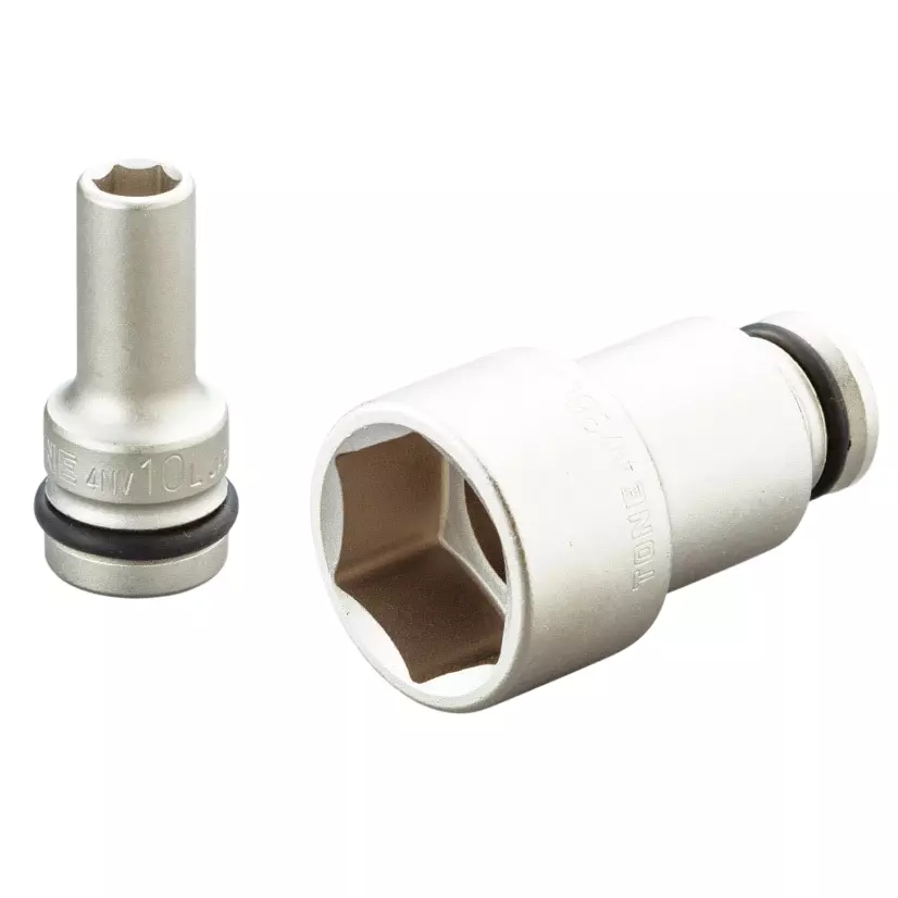 TONE Impact Long Socket Hexagonal Type + 4NV 20 mm Diameter 55 mm Length, 4NV-20LHP