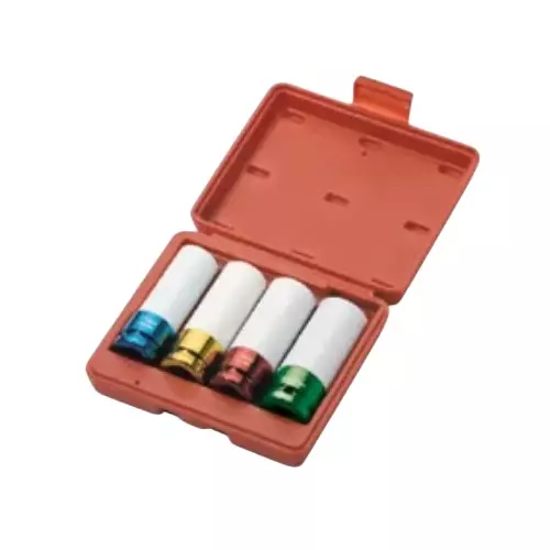 Rock Force Impact Socket Set 17, 19 & 21 mm Head range 12.7 mm (1/2 inch), RF-4046 (Set of 4 Pcs)