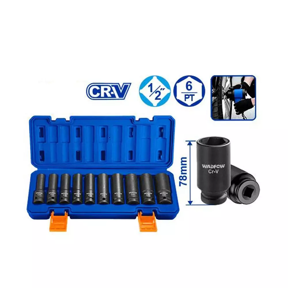 wadfow-12-inch-127-mm-drive-deep-impact-socket-set-black-finish-cr-v-chrome-vanadium-body-wms2d02