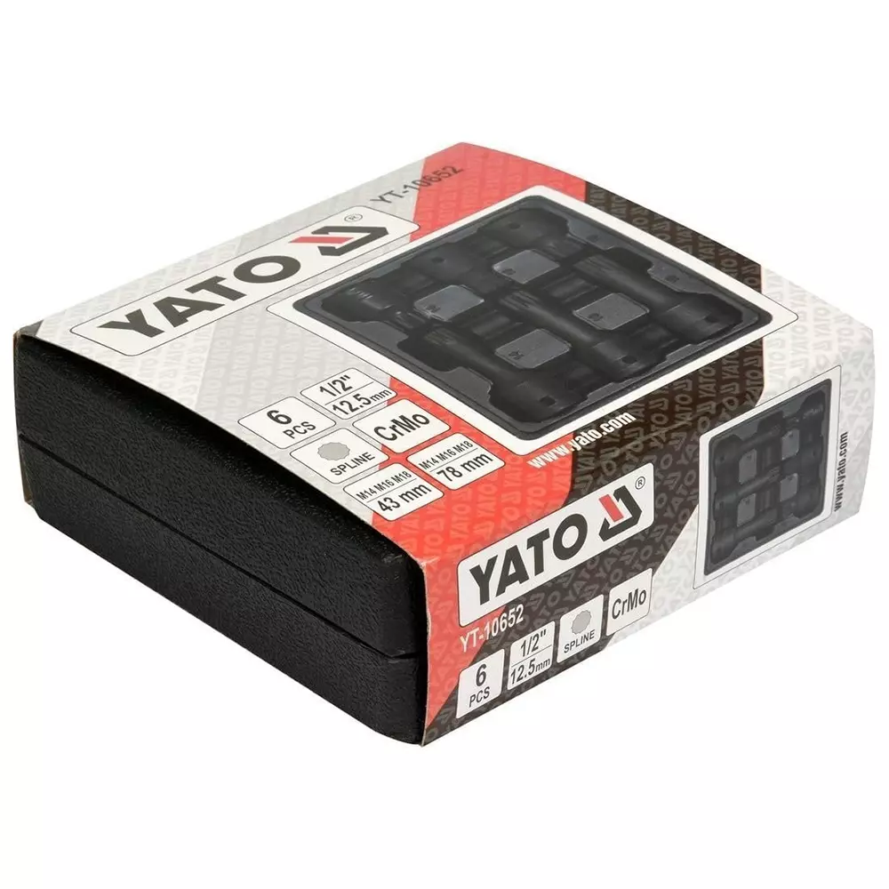 yato-6-pcs-spline-impact-socket-set-12-inch-127-mm-drive-size-crmo-body-and-phosphated-finish-yt-10652