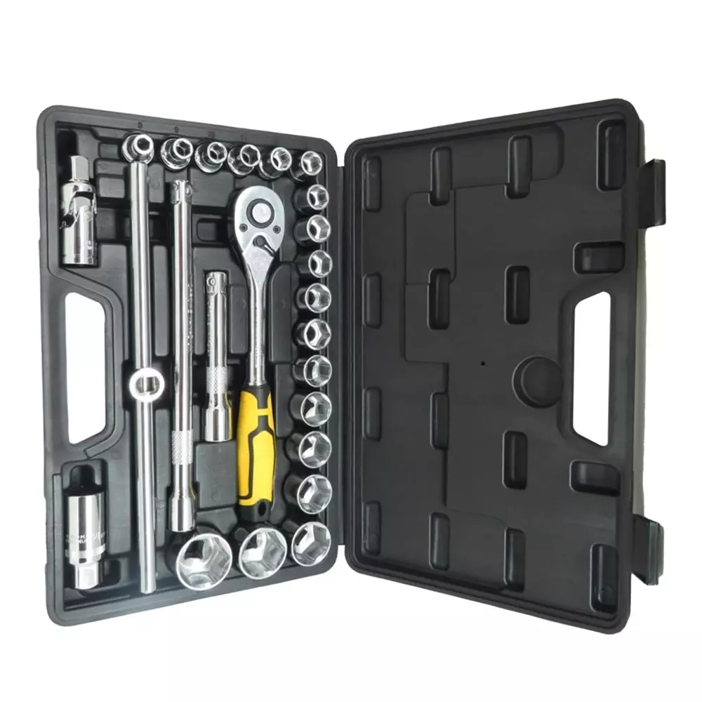 stanley-24-pcs-socket-set-with-ratchet-handle-12-inch-127-mm-square-drive-and-chrome-plated-finish-stmt79054