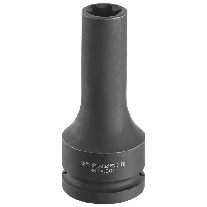 Facom E20, 3/4 inch Drive Impact Socket, 100 mm length, NKTX.20L