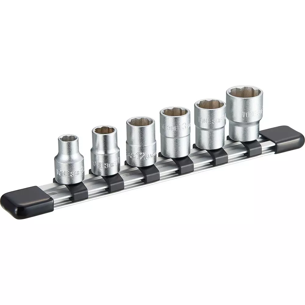 TONE Quick Fit Socket Set 8, 10, 12, 13, 14, 17 mm, HQF306