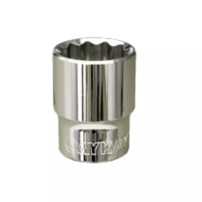OAYKAY Bi Hex Socket 1/2 inch (12.7 mm) Chrome Vanadium Steel Socket Size 30 mm, 3731.30