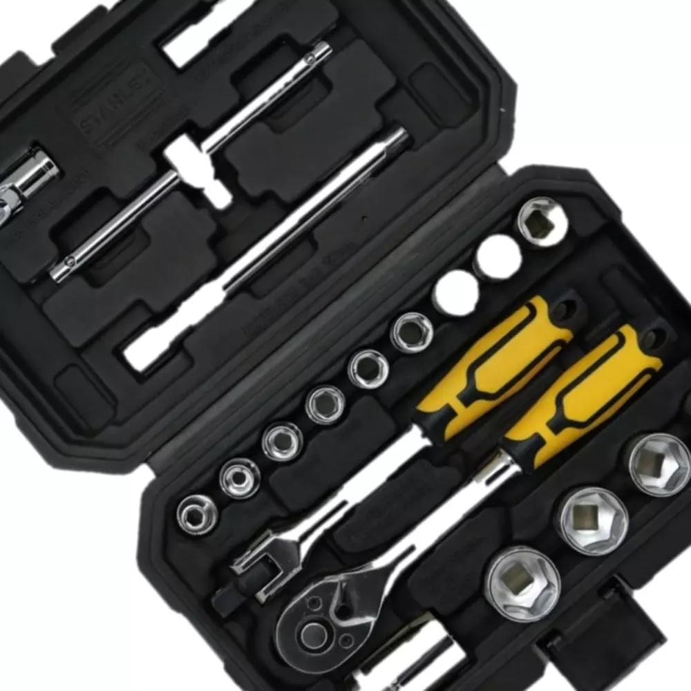 stanley-20-pcs-socket-set-with-ratchet-handle-38-inch-95-mm-square-drive-and-chrome-plated-finish-stmt79056