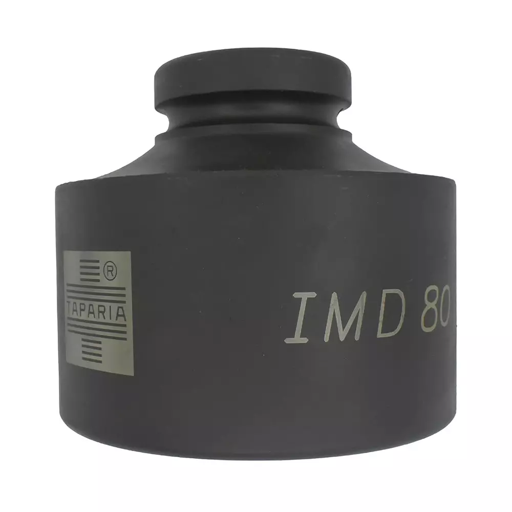 Taparia 25.4 mm (1 Inch) Square Drive, 80 mm Hex-Impact Socket, IMD 80