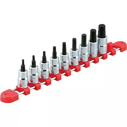 Ktc Short Hexagon Bit Socket Set 9.5 mm Sq. Drive, TBT3S09BH