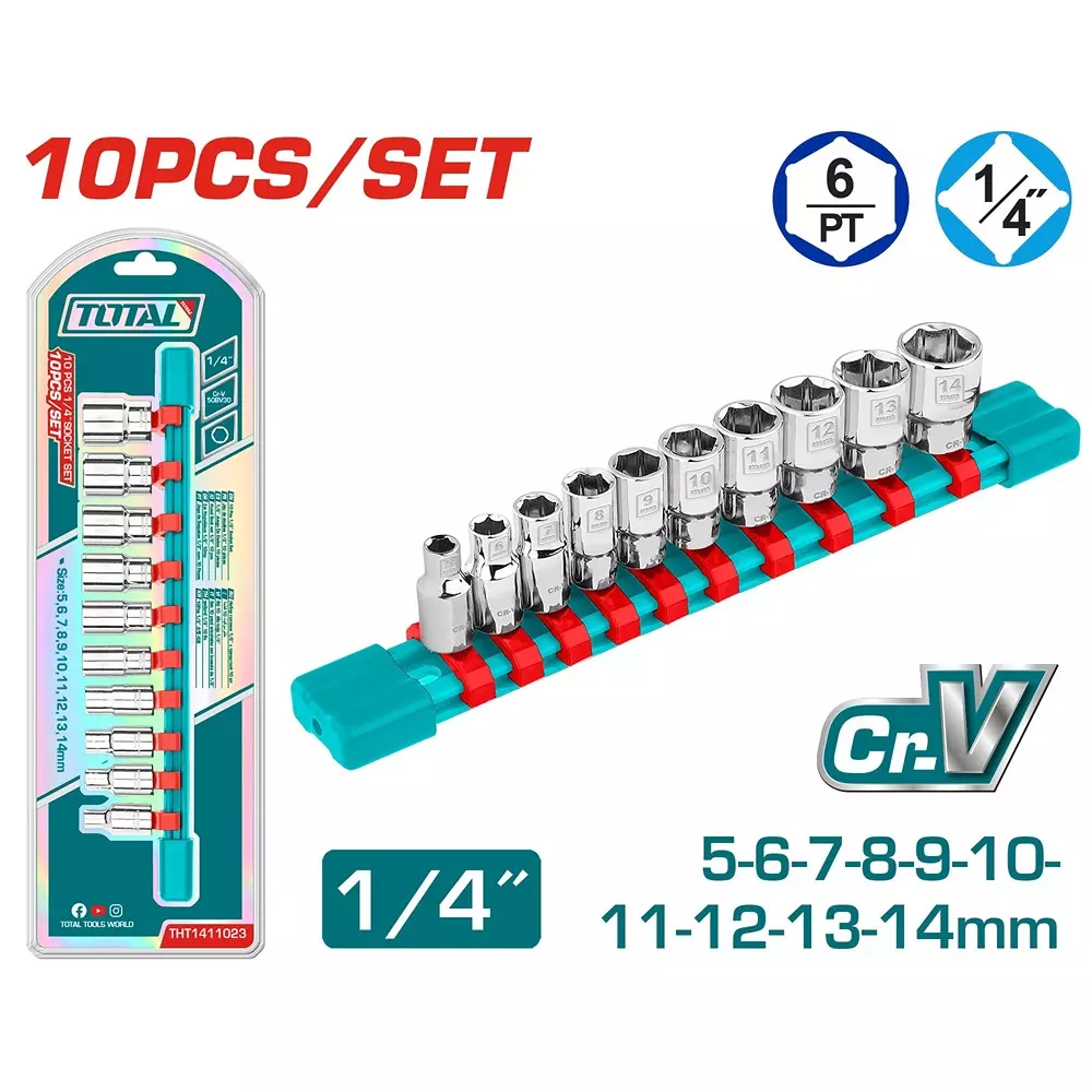 total-socket-set-125-mm-12-inch-drive-size-5-to-14-mm-tht1411023-set-of-10