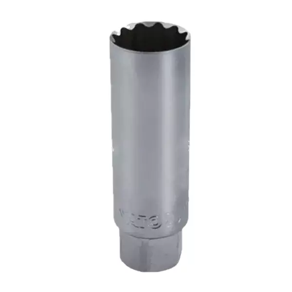 Yato Spark Plug Socket Cr-V 9.5 mm (3/8 inch) Drive 16 mm Socket Size, YT-38515