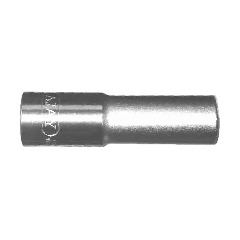 Ajay Bi-Hex Deep Socket Chrome Vanadium Steel Two Tone Finish 12.5 mmx12 mm, AJ-1/2DDSS/BH (Pack of 10 Pcs)