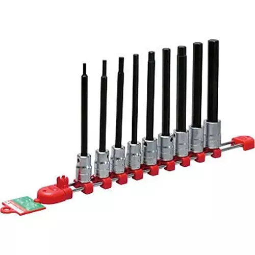 Ktc Hexagon Bit Socket Set 9.5 mm Sq. Drive, TBT3L09H