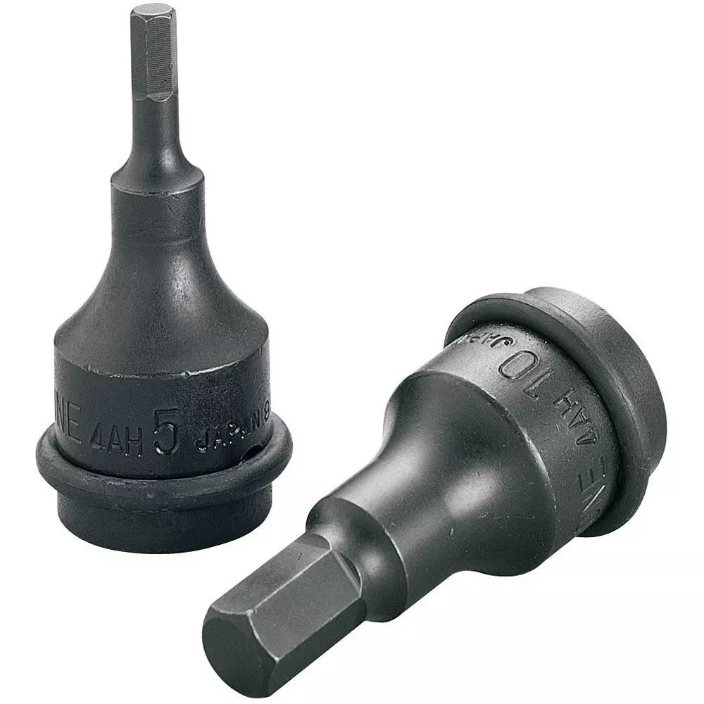 TONE Hexagon Socket Structural Steel Black 12 mm Diameter for Impact, 4AH-12HP