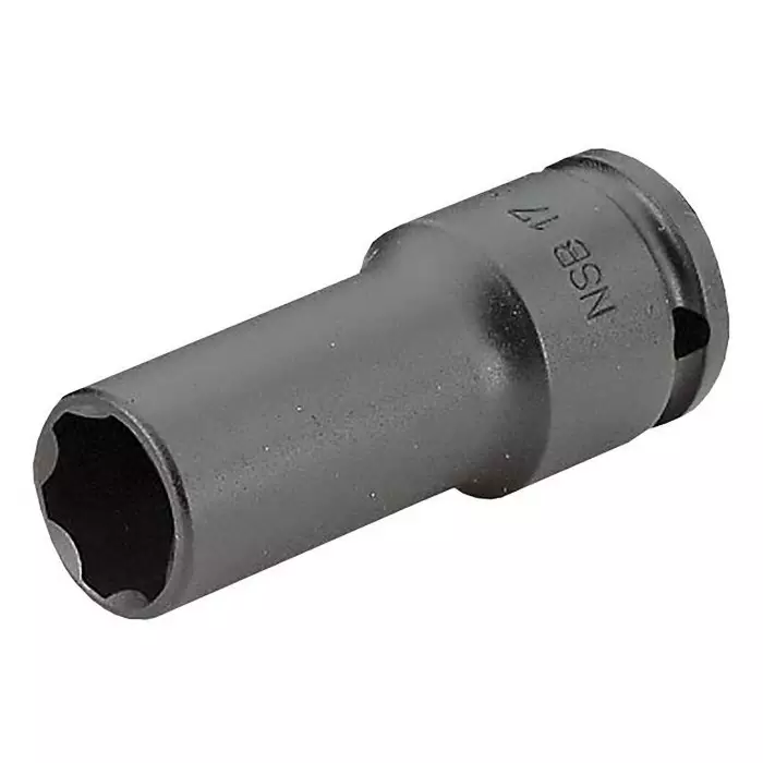Facom 17mm, 1/2 inch Drive Impact Socket, 80 mm length, NSB.17
