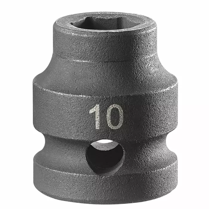 Facom 10mm, 1/2 inch Drive Impact Socket, 17 mm length, NSS.10A