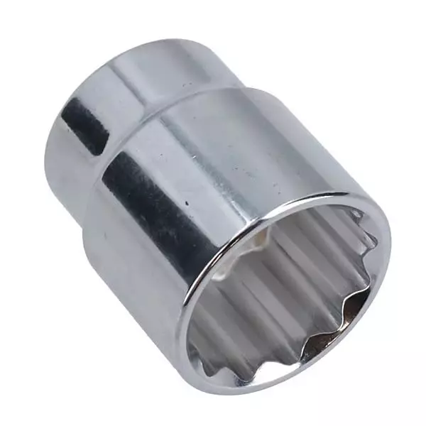 venus-heavy-duty-bi-hex-socket-silver-chrome-vanadium-steel-34-inch-19-mm-drive-size-polished-33-mm-hex-size-for-tractor-trolly-trucks-33bi