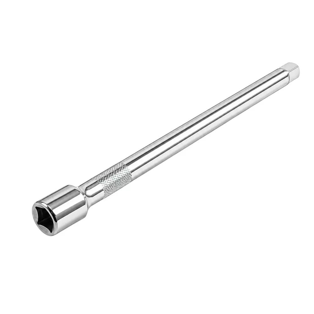 Venus Socket Extension Rod Silver Chrome Vanadium Steel 10 Inch (250 mm) Length for 1/2 Inch Bi Hex & Hex Sockets