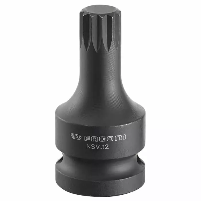 Facom 18mm, 1/2 inch Drive Impact Socket, 50 mm length, NSV.18
