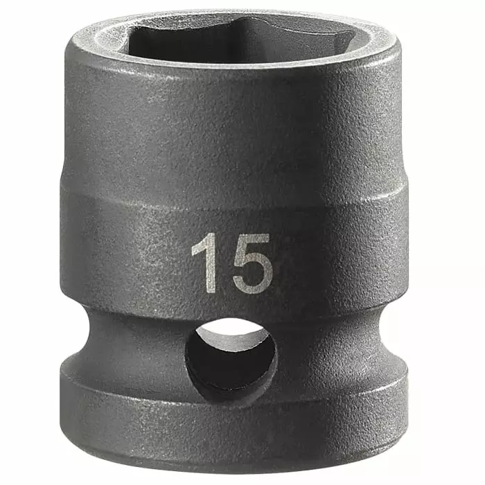 Facom 15mm, 1/2 inch Drive Impact Socket, 21 mm length, NSS.15A