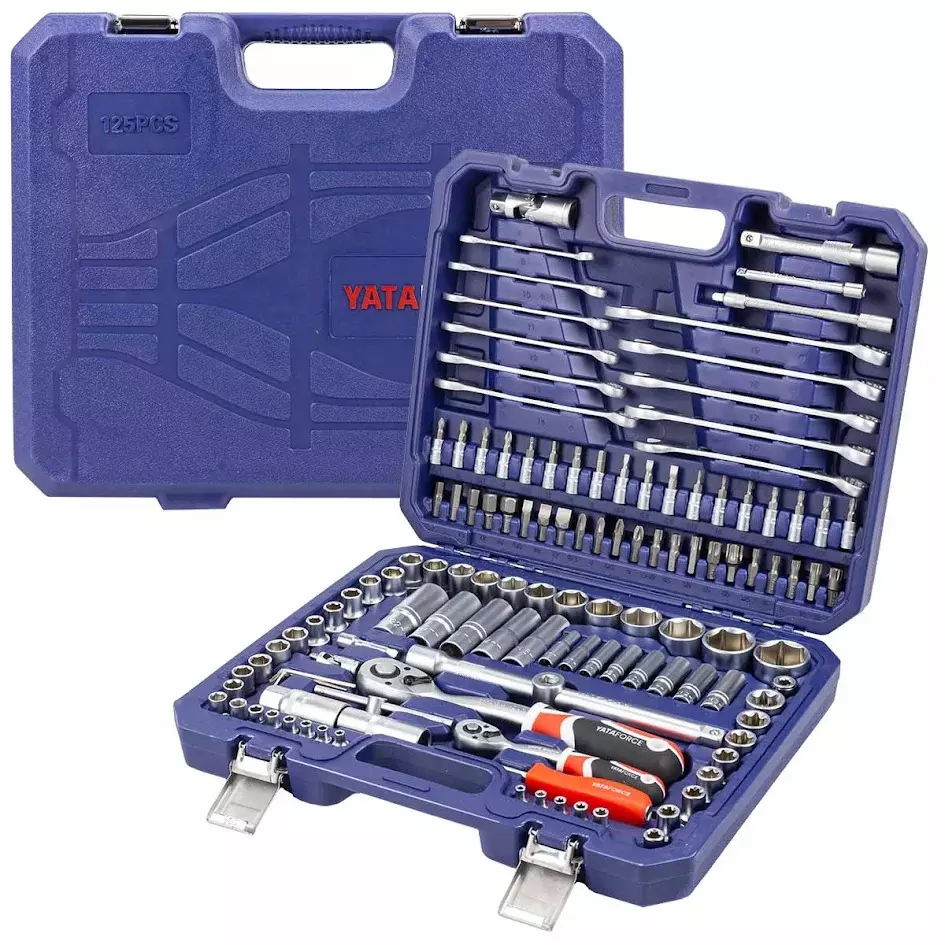 yataforce-125-pcs-socket-kit-with-ratchet-wrenches-chrome-vanadium-steel-12-inch-127-mm-size-silver-for-home-garage-auto-repairs-use