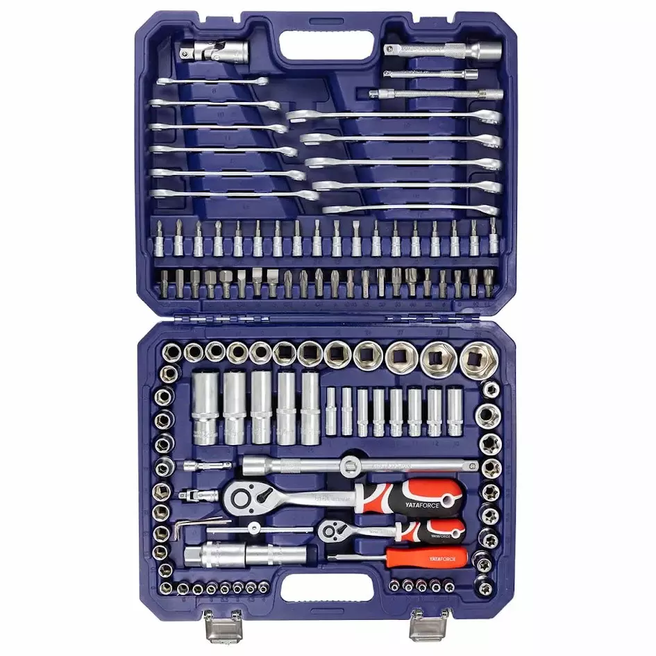 yataforce-125-pcs-socket-kit-with-ratchet-wrenches-chrome-vanadium-steel-12-inch-127-mm-size-silver-for-home-garage-auto-repairs-use