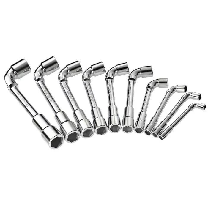 Facom 8 mm - 22 mm Hex Socket Wrench with Tube Handle, 450 mm Overall, 75.JU10