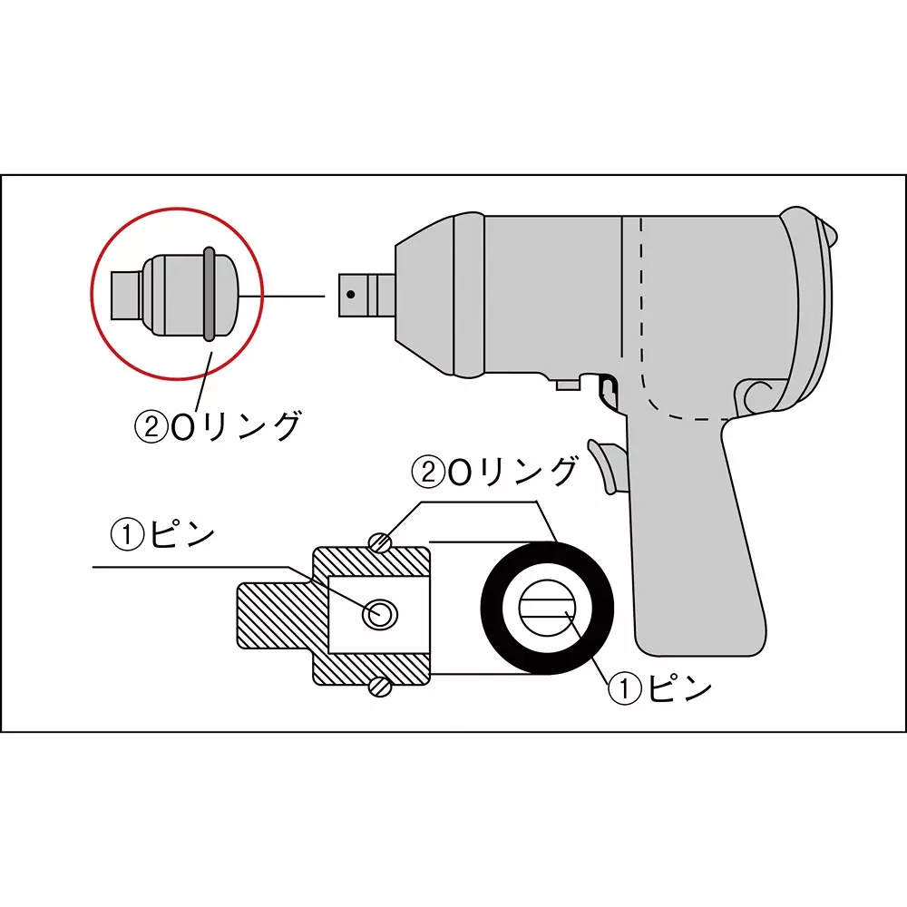 TONE Pin For Impact Socket 3 mm Diameter and 16 Overall Length, P3016S (Pack of 10 Pcs)