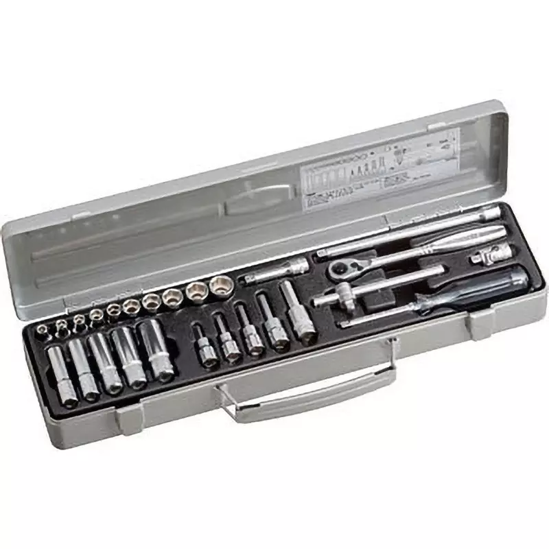 TONE Mix Socket Wrench Set Mx200 6.35 mm Square Drive, MX200 (Set of 26 Pcs)