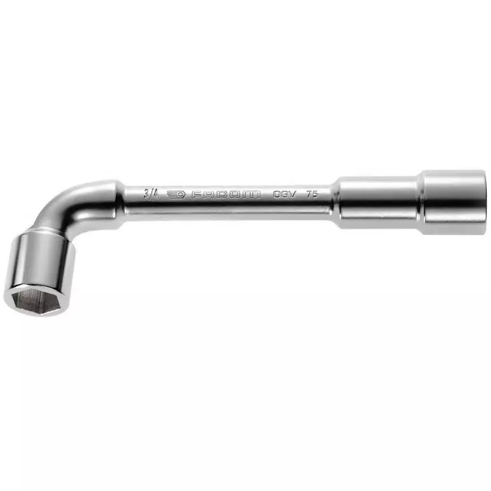 Facom 13/16 in Hex Socket Wrench with Tube Handle, 221 mm Overall, 75.13/16