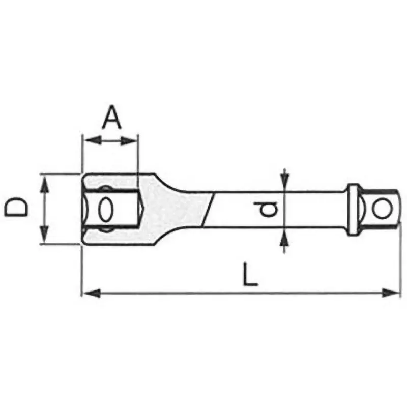 TONE Extension Bar 6.35 mm, 206