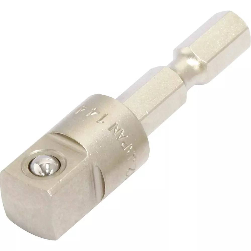 TONE Socket Adapter For Electric Drill 6.35 mm, 2BA-08