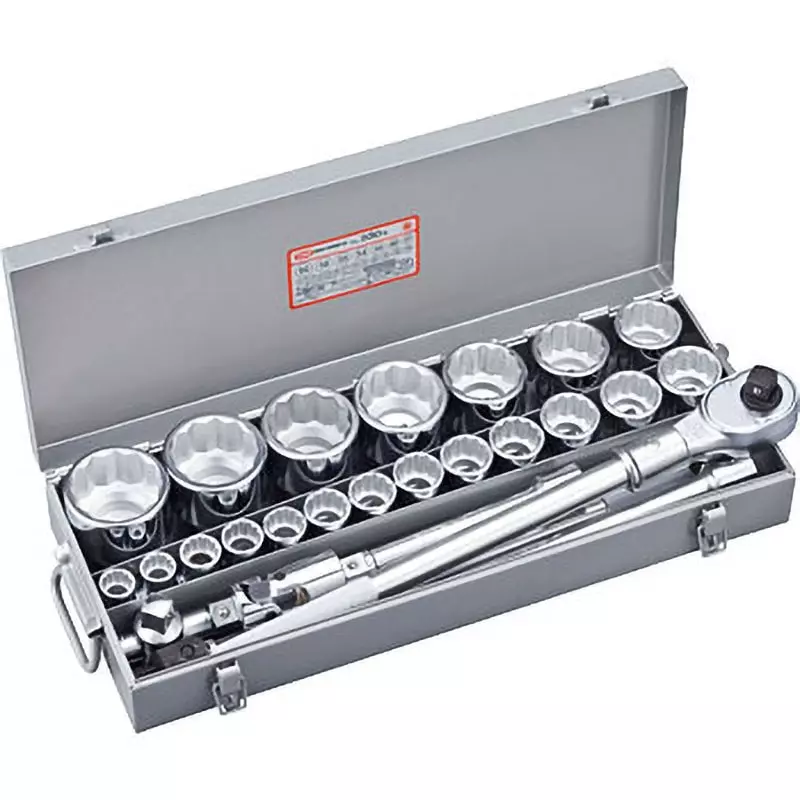 TONE Socket Wrench Set 230M 19 mm Square Drive, 230M (Set of 26 Pcs)