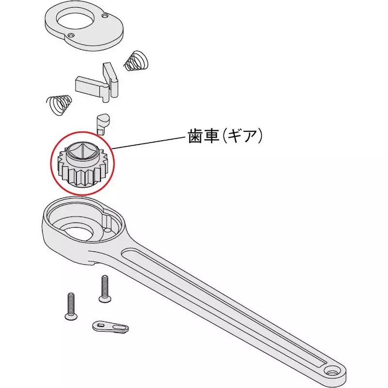 TONE 371B Gear (Gear) Replacement Ratchet Parts, GP371BNG