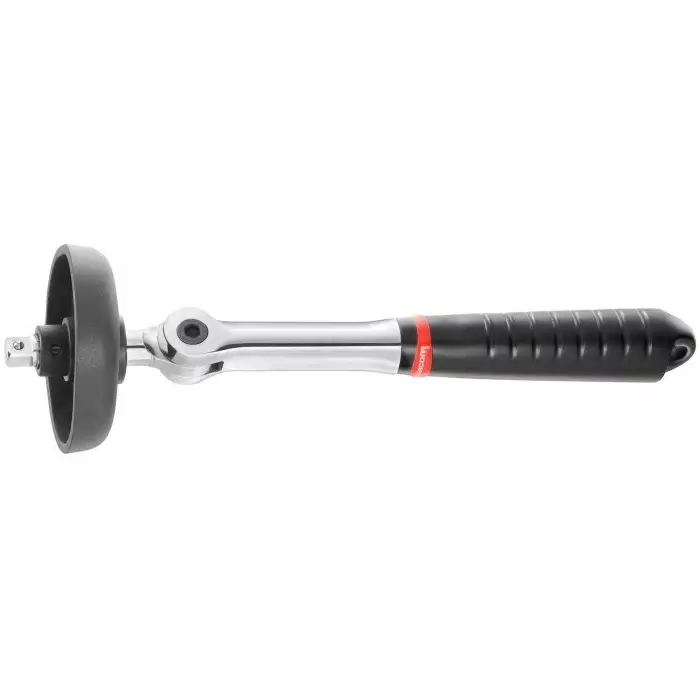 Facom 3/8 in Square Socket Wrench with Bi-material Elastomer Handle, 280 mm Overall, D.48