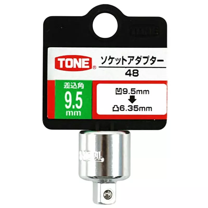 TONE Socket Adapter 9.5 mm Concave, 6.35 mm Convex, 48