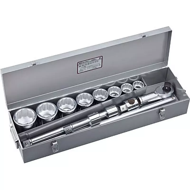 TONE Socket Wrench Set 240M 25.4 mm Square Drive, 240M (Set of 13 Pcs)
