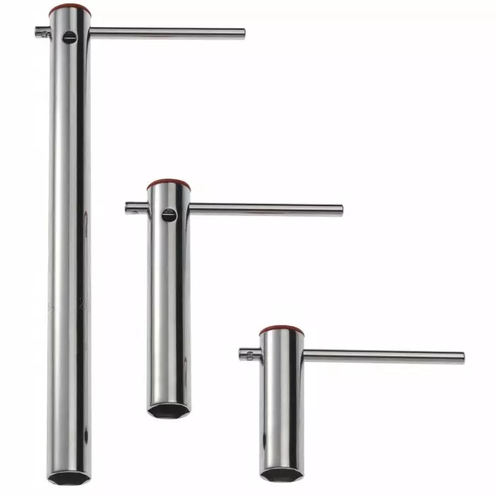 Facom 3/8 in Hex Socket Wrench with Tube Handle, 160 mm Overall, L.16AM