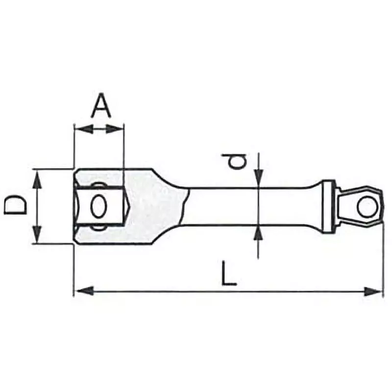 TONE Swivel Extension Bar 6.35 mm, EX21-028