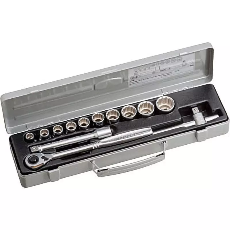 TONE Socket Wrench Set 800M 12.7 mm Square Drive, 800M (Set of 13 Pcs)