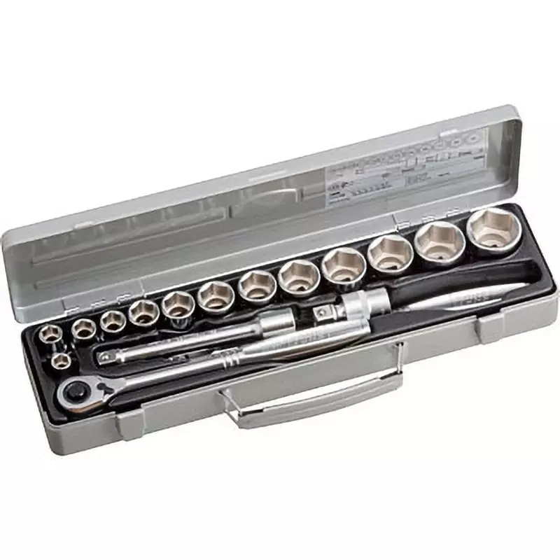 TONE Socket Wrench Set 760Ms 12.7 mm Square Drive, 760MS (Set of 17 Pcs)