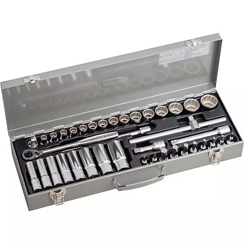 TONE Socket Wrench Set Mx400 12.7 mm Square Drive, MX400 (Set of 39 Pcs)