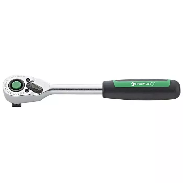 STAHLWILLE 1/2 in Square Ratchet with Ratchet Handle, 265.5 mm Overall, 13111120